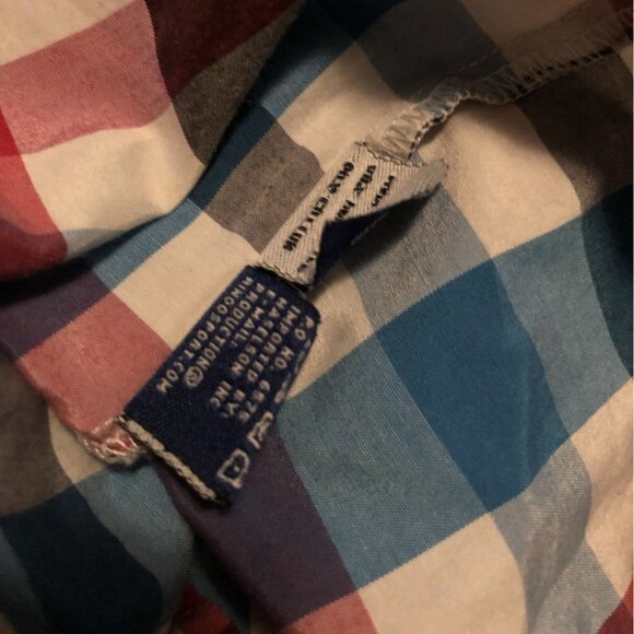 Roadblock Boys Button Down Plaid Shirt Size S/8  Short Sleeve Multicolor Pockets - Picture 4 of 4